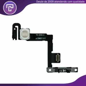 Cabo Flex Flash, Botão Power e Microfone Traseiro  Compatível iPhone 11