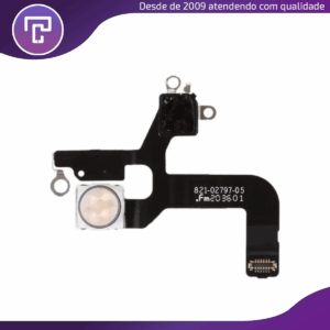 Cabo Flex Flash e Microfone Traseiro Compatível iPhone 12