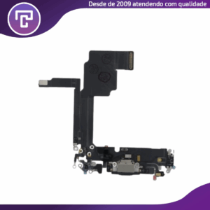 Cabo Flex Conector de Carga para iPhone 15 Pro Qualidade - Original Retirado