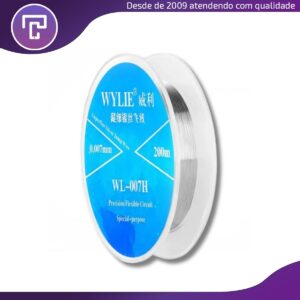 Fio de Jumper Esmaltado 0.007mm 200mts - Wylie
