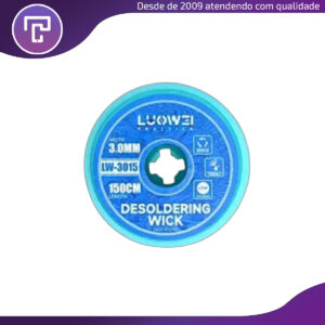 Malha Dessoldadora 3,0mm x 1,5mtrs LUOWEI