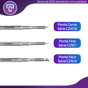 Ponteira C210 para Estação de Solda Sugon